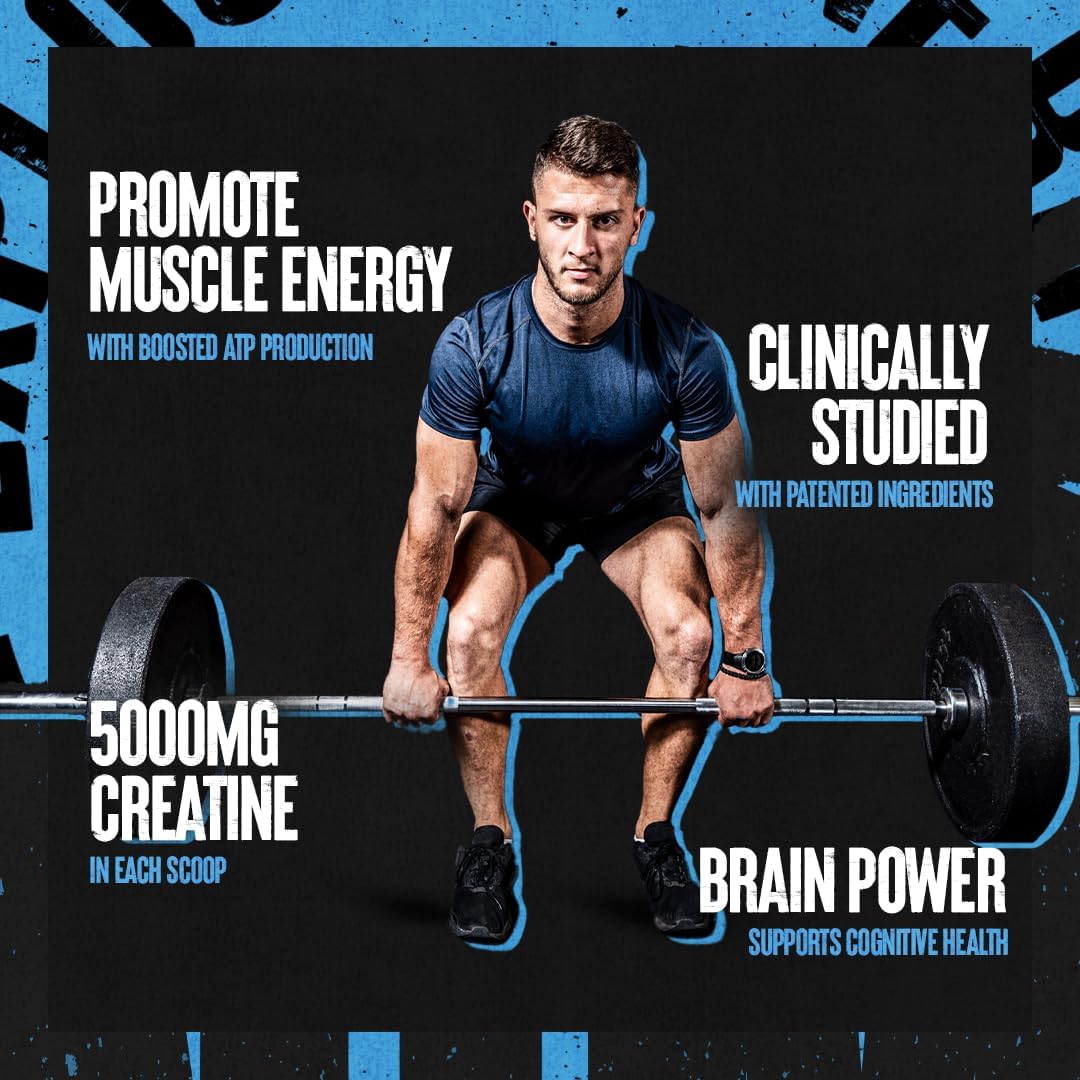 Animal Supercharged Creatine Powder - Enhanced Creatine Monohydrate Supplement 9.95 OZ