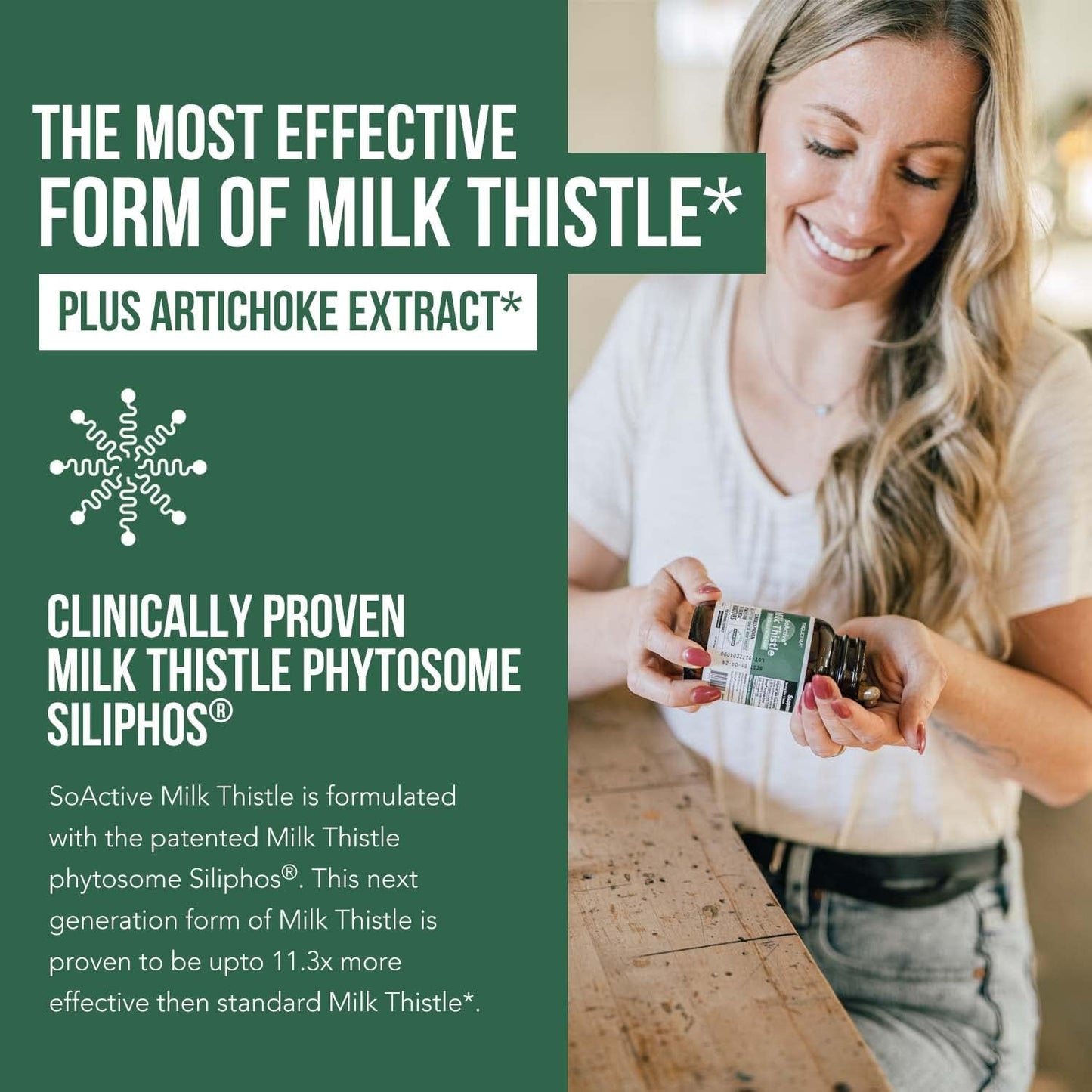 SoActive® Milk Thistle: Clinically Proven More Effective 60 capsules