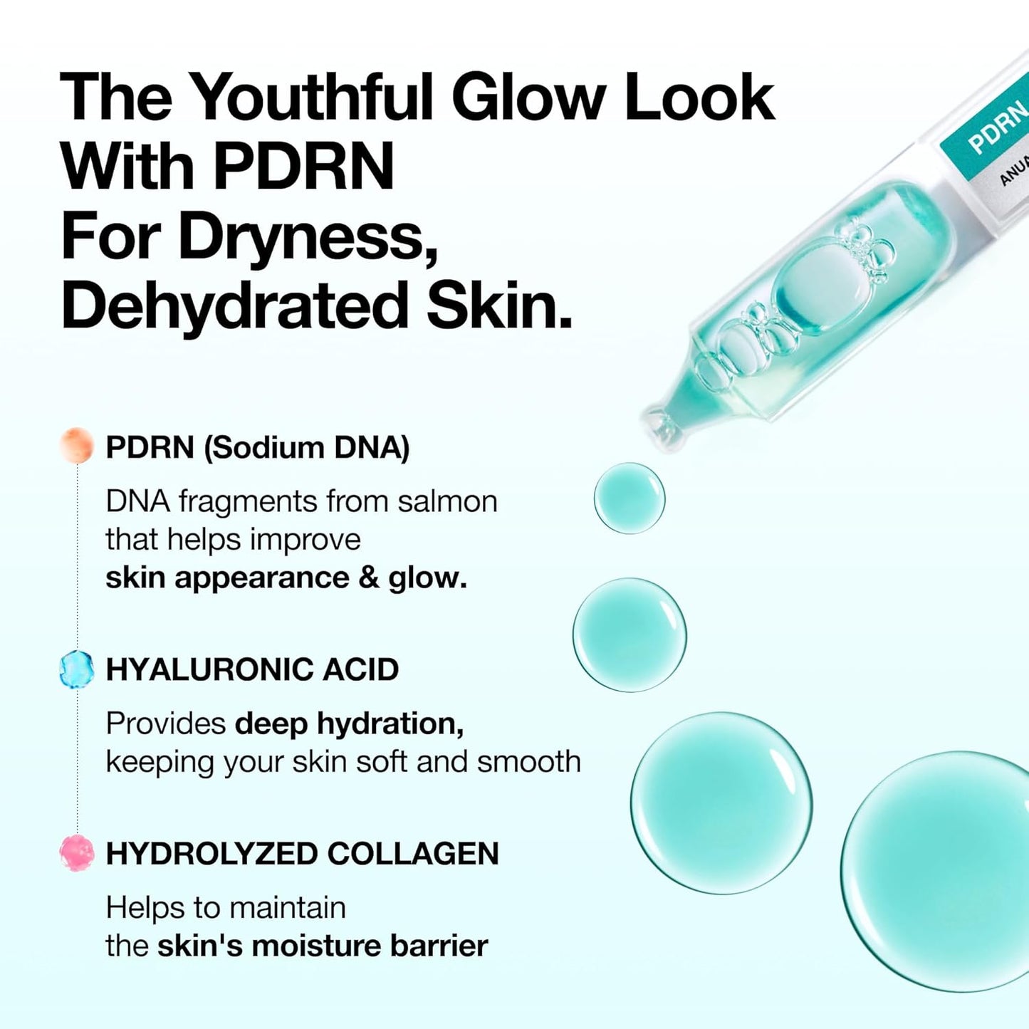 Anua PDRN Hyaluronic Acid Capsule 100 Serum - 0.33 fl.oz