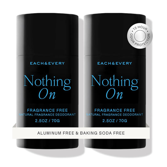 Each & Every Aluminum Free Deodorant Unscented - 2.5oz, 2 Pack