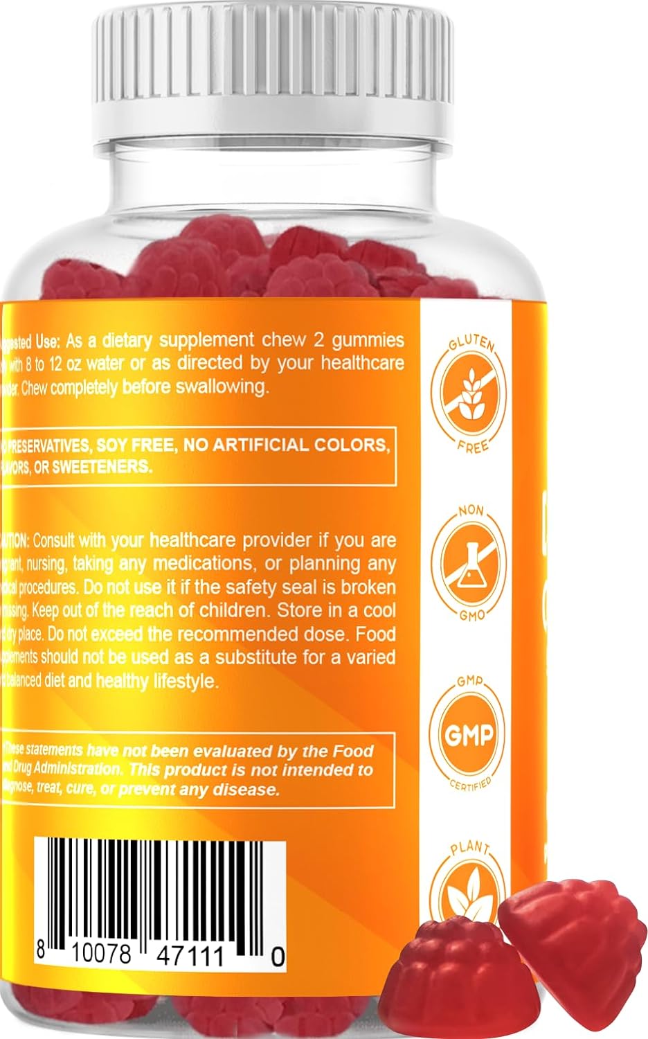 Vitamatic Vitamin D3 + K2 Gummies – 60 Count