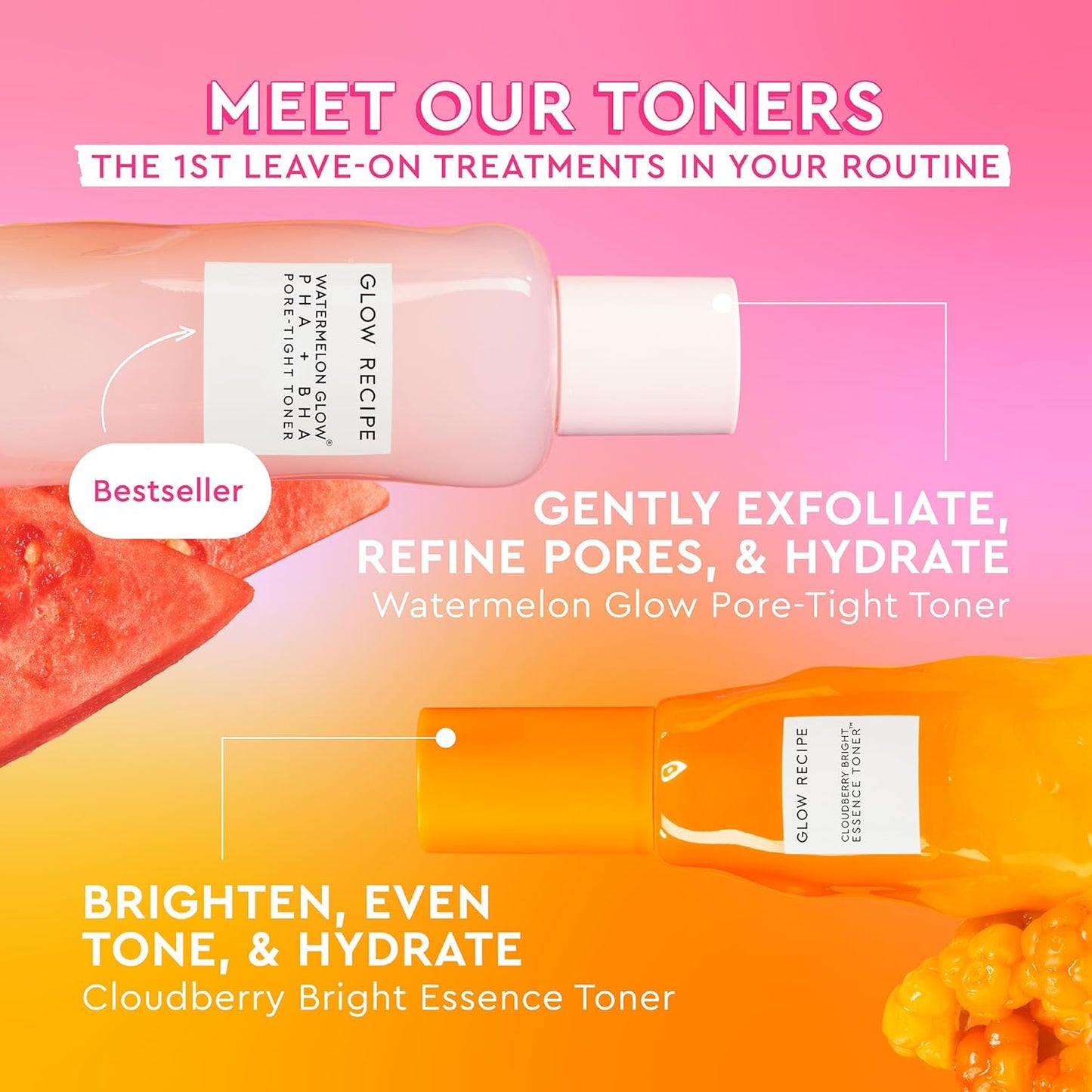 Glow Recipe Travel Size Cloudberry Brightening Toner - 30 ml