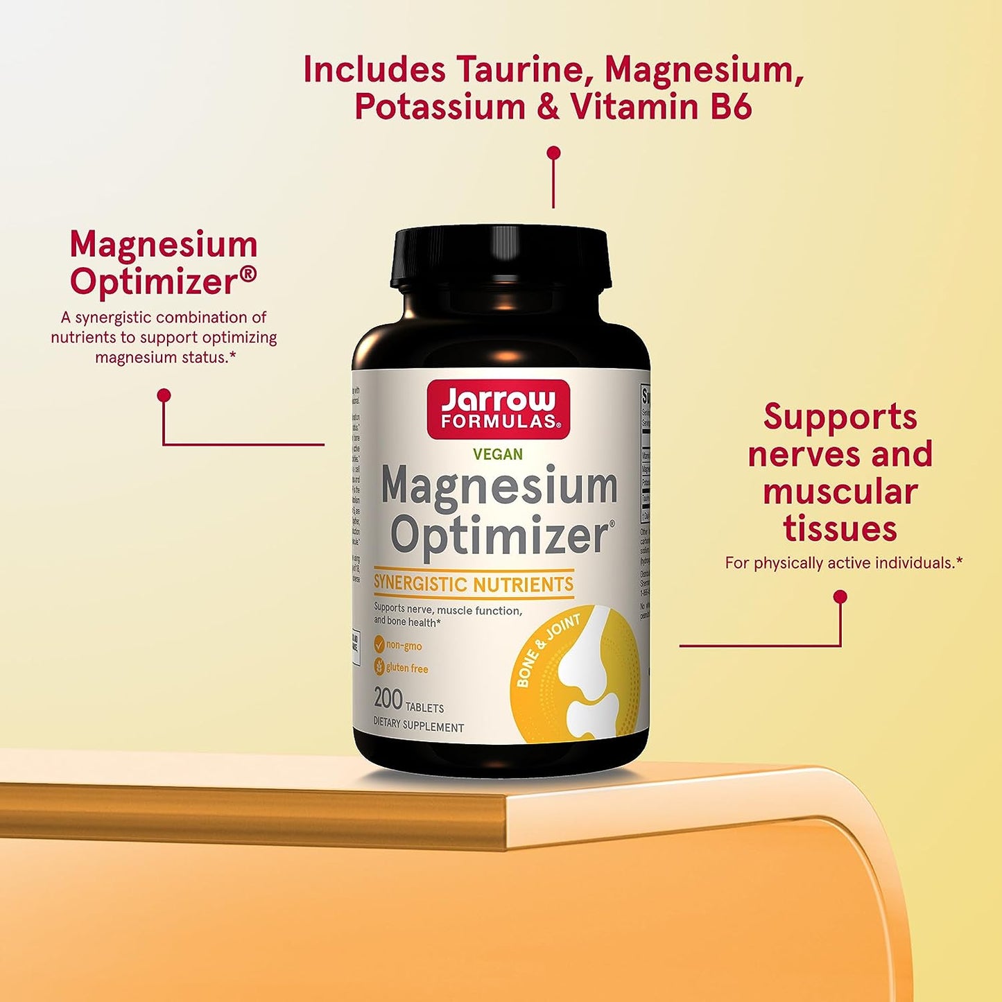 Jarrow Formulas Magnesium Optimizer 200 tablets