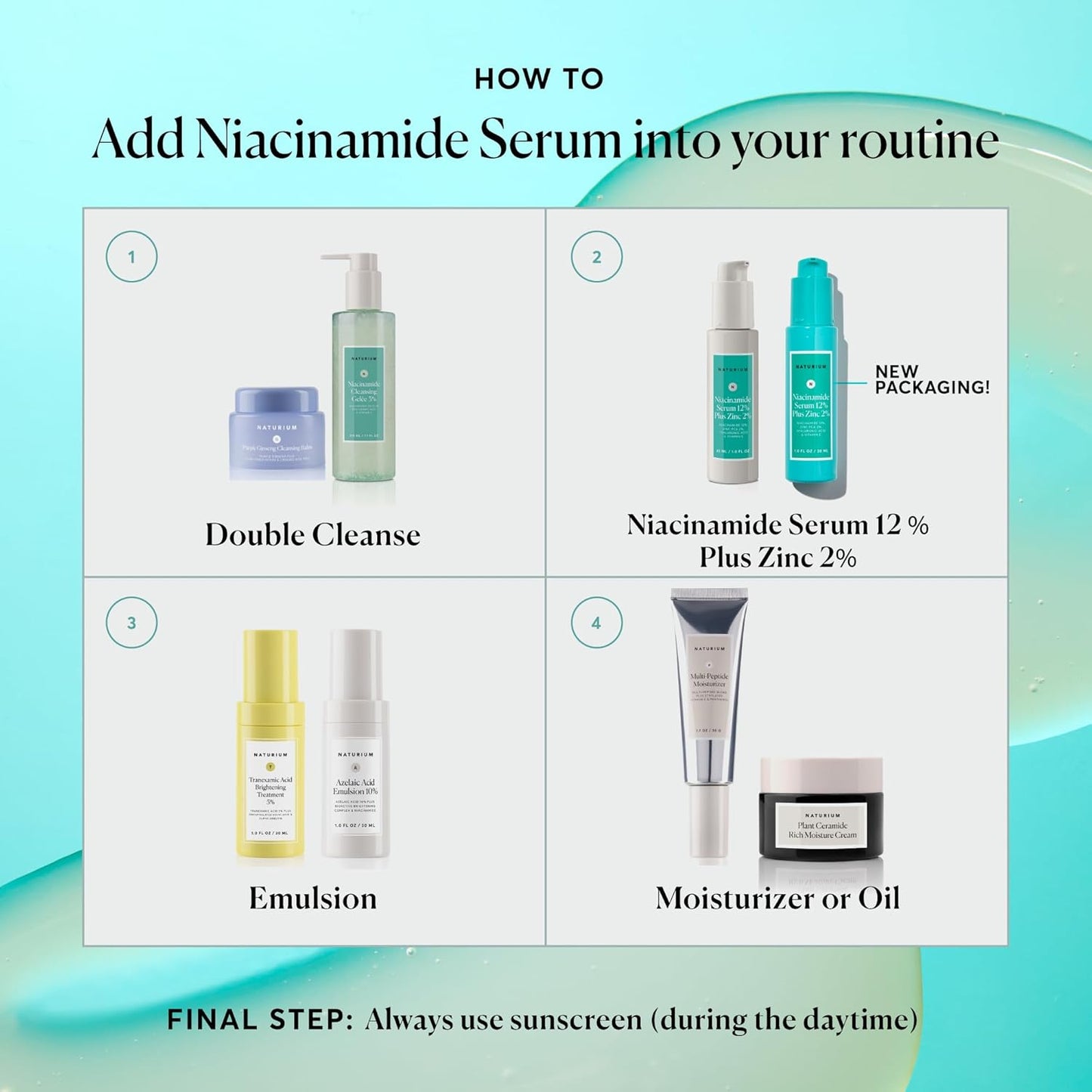 Naturium Niacinamide Face Serum 12% Plus Zinc 2% - 1 oz