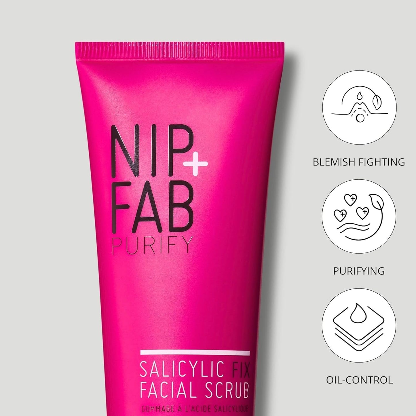 Nip + Fab Salicylic Acid Fix Scrub - 2.5 Fl Oz