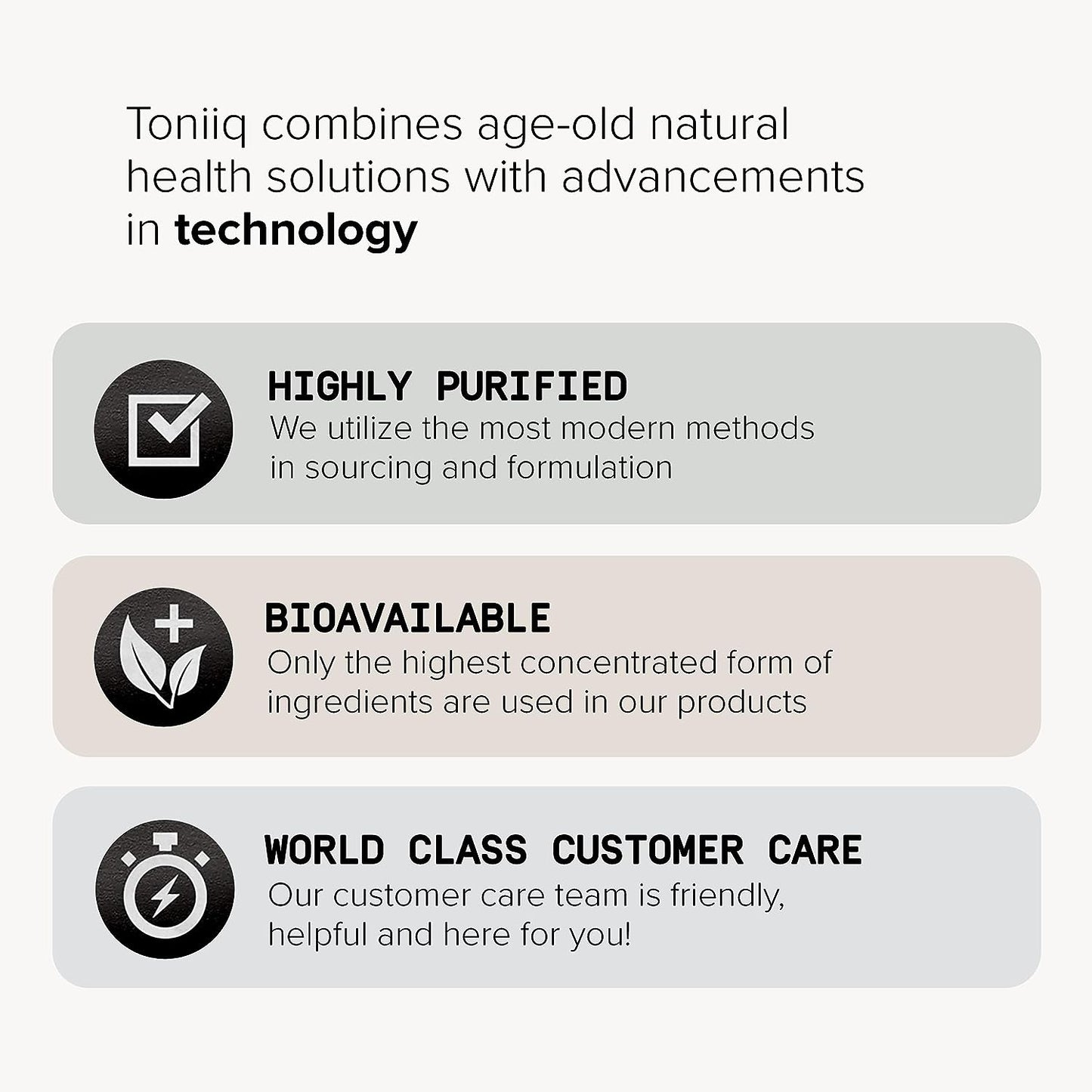 Toniiq Ultra High Purity PQQ 120 Capsules