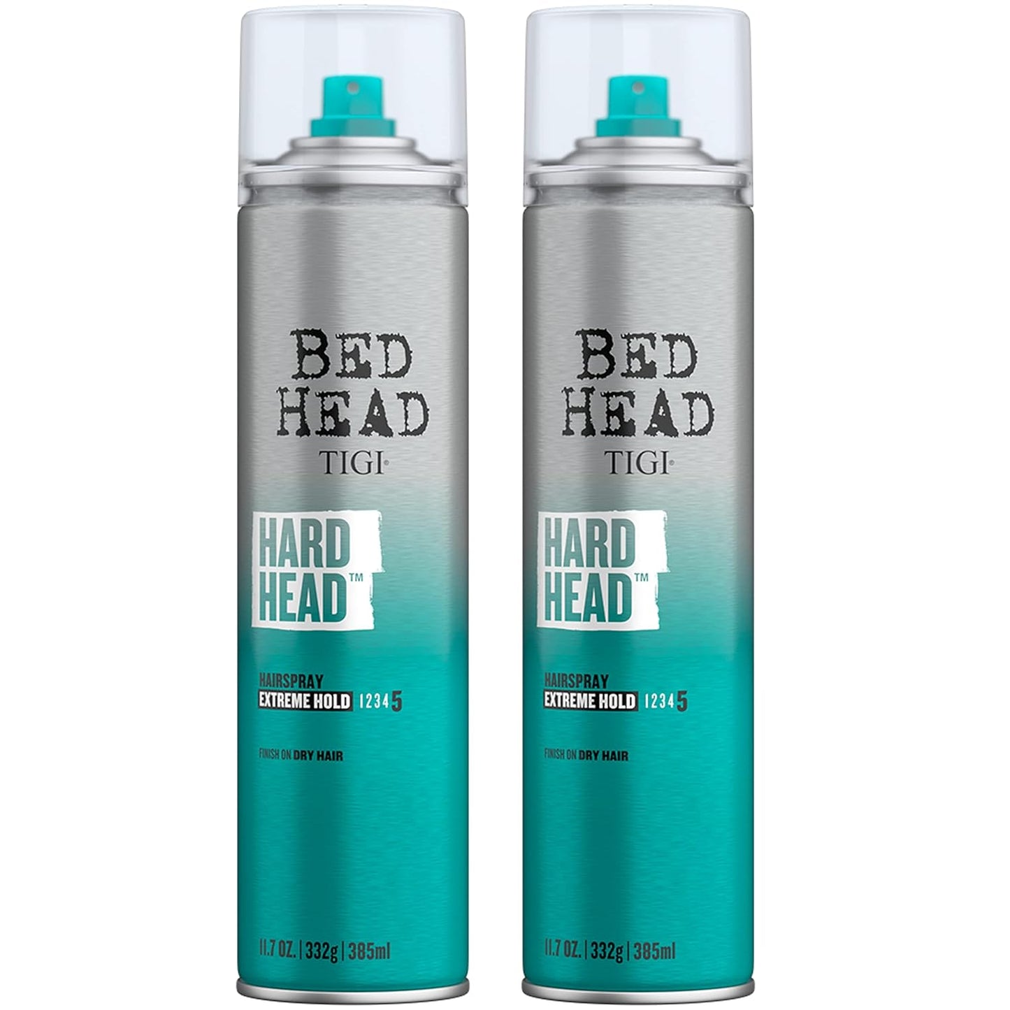 TIGI Bed Hard Head Extra Strong Hold Hair Spray - 10.6 Ounce (Pack of 2)