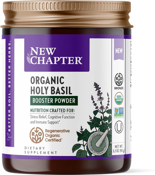 New Chapter Organic Holy Basil Booster Powder -3.2 oz