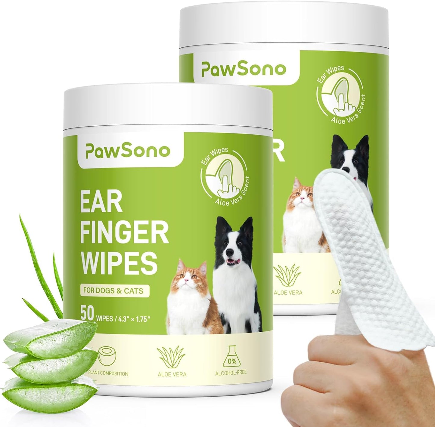 Dog Ear Wipes - 100 Count Dog Ear Cleaner