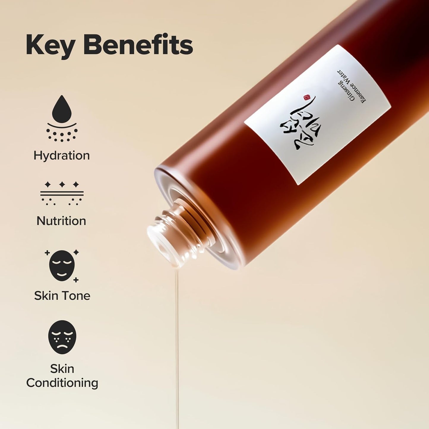 Beauty of Joseon Ginseng Essence Water Hydrating Face Toner for Dry - 5.07 fl.oz.