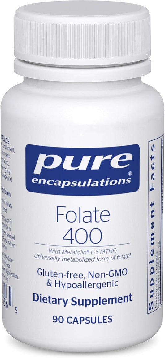 Pure Encapsulations Folate 400 - 90 Capsules