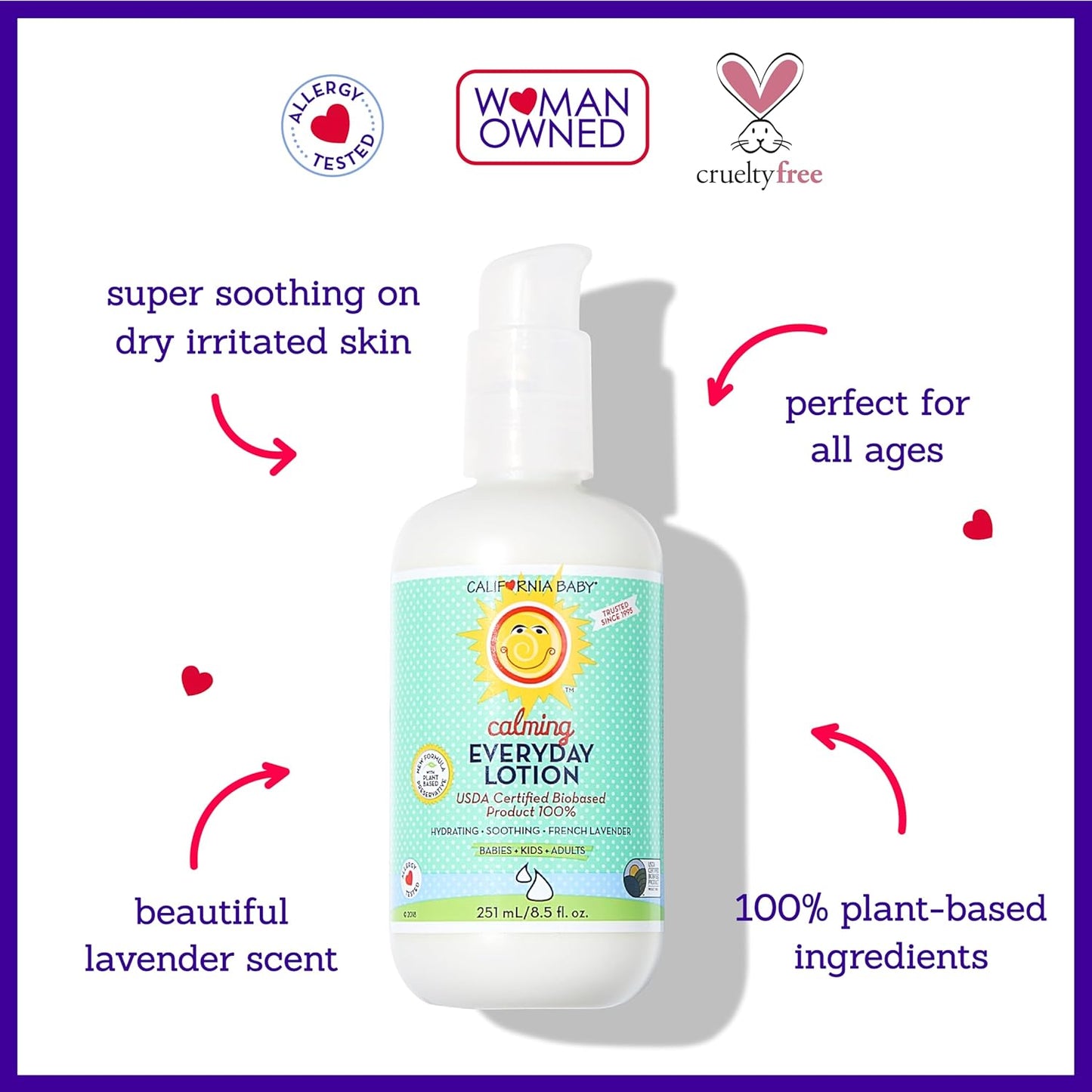 California Baby Calming Lotion 8.5 oz.