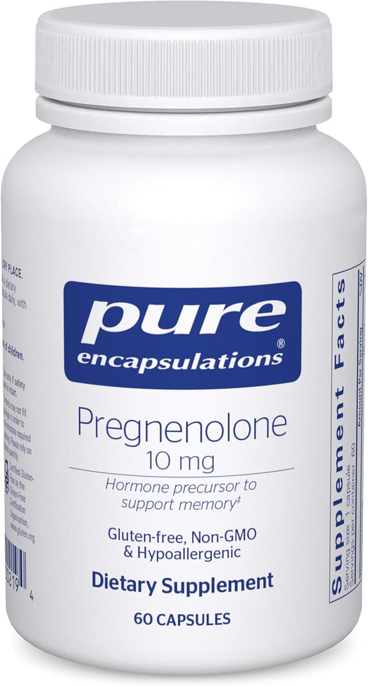 Pure Encapsulations Pregnenolone 10 mg - 60 Capsules