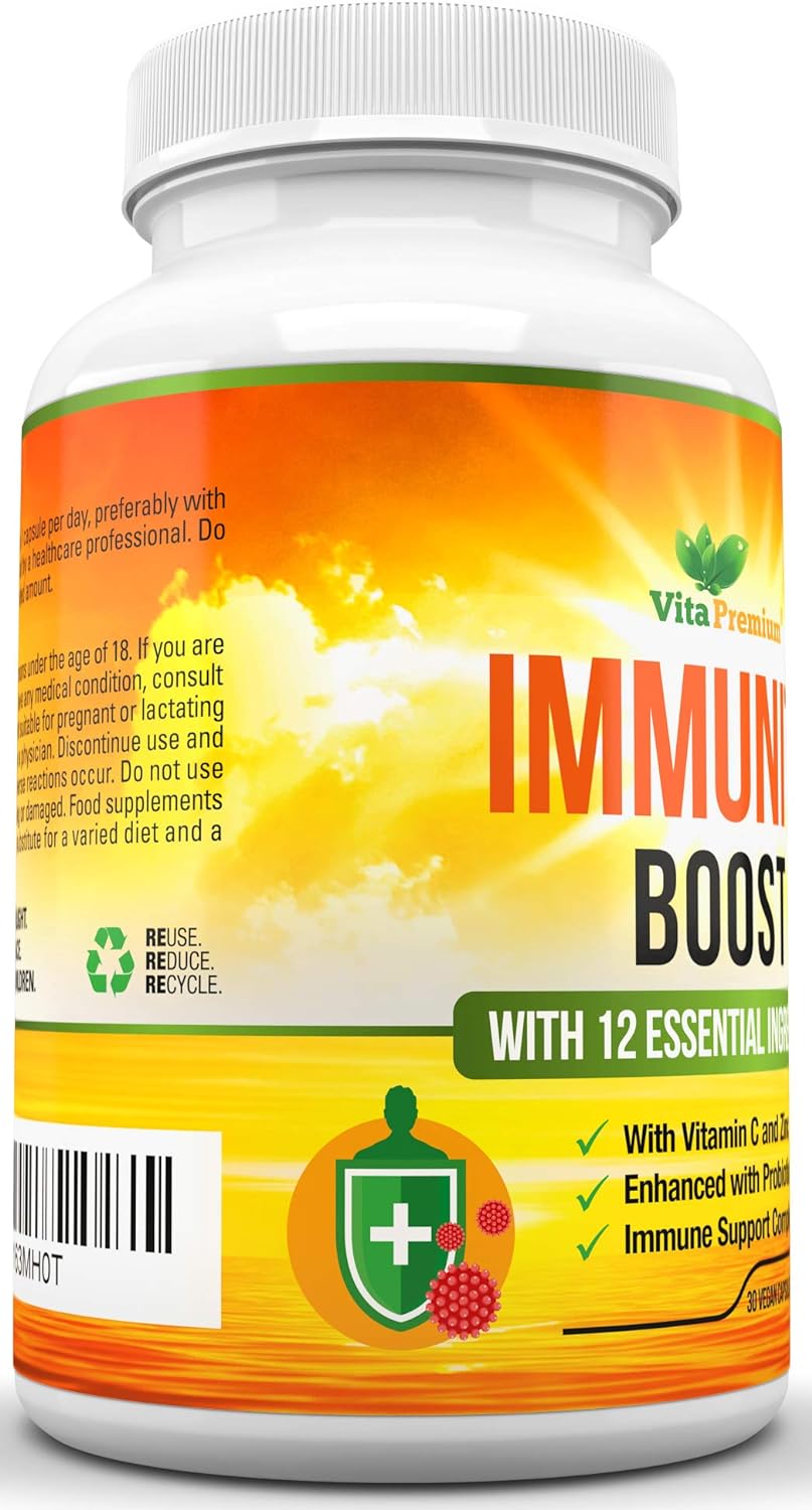 Immune System Booster with Vitamins 30 count