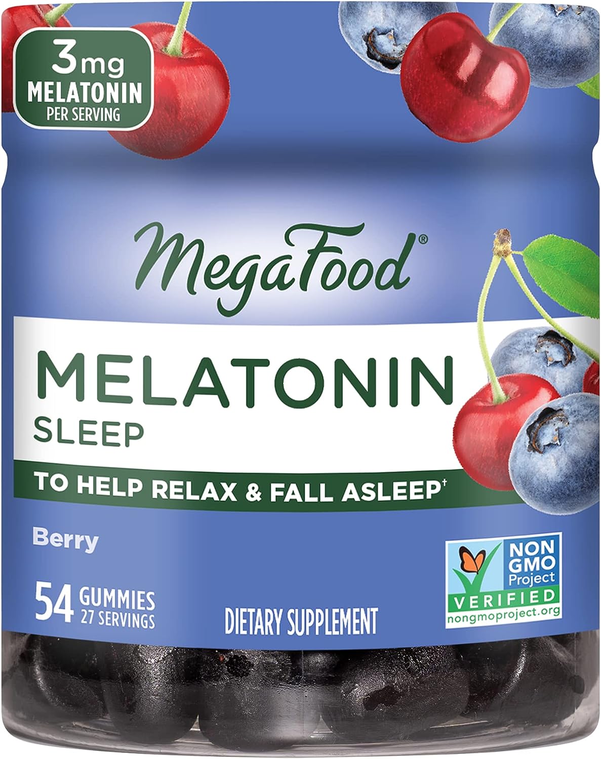 MegaFood Melatonin Gummies -54 count