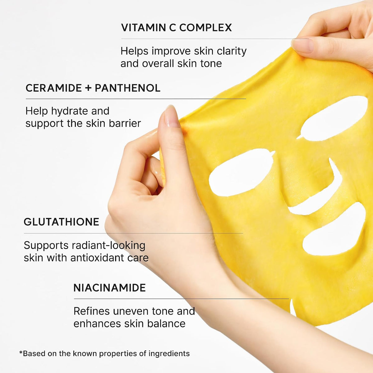 ARENCIA Vitamin C Booster Sheet Mask - 5 Sheets