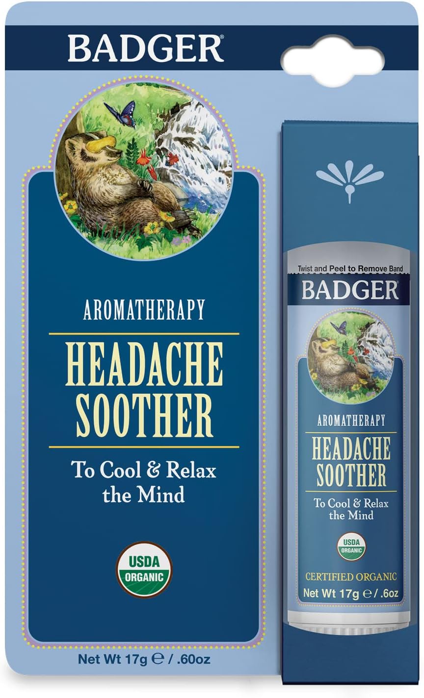 Badger Headache Soother - .6 oz Stick