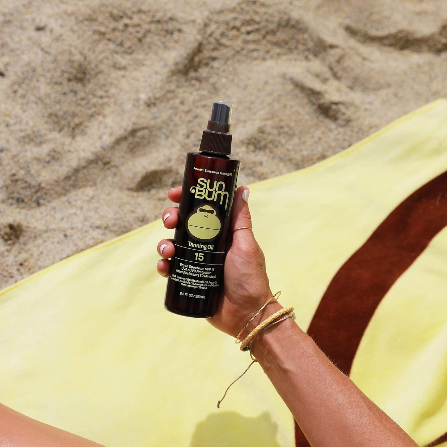 Sun Bum SPF 15 Moisturizing Tanning Oil 8.5 oz