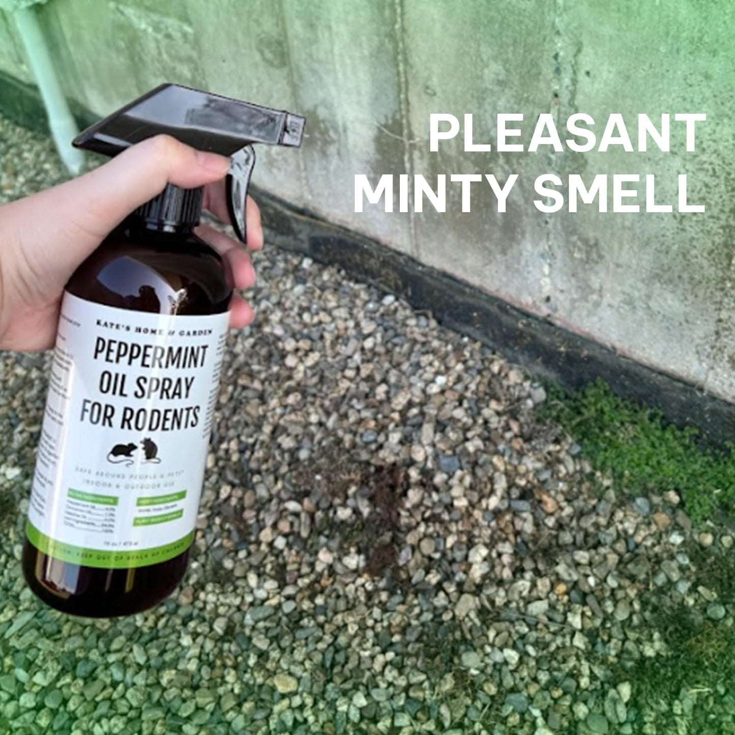 Kate Naturals Peppermint Oil Spray for Rodents - 16oz