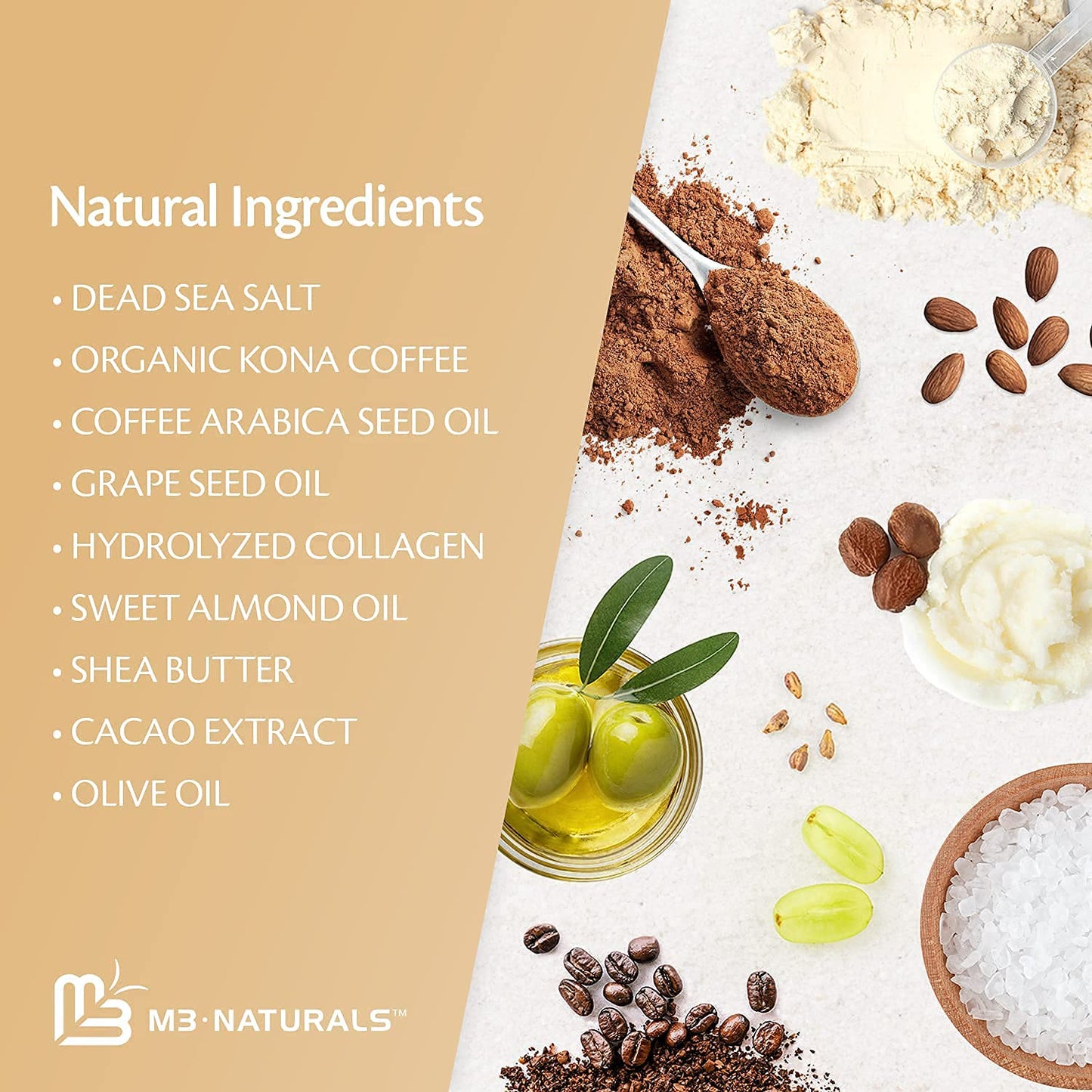 Arabica Coffee Foot and Hand Scrub with Collagen & Stem Cell