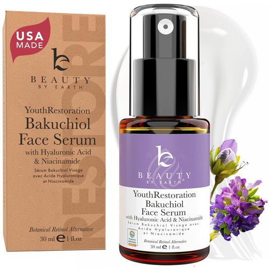 Beauty By Earth Bio Retinol Alternative Bakuchiol Serum -1 fl oz