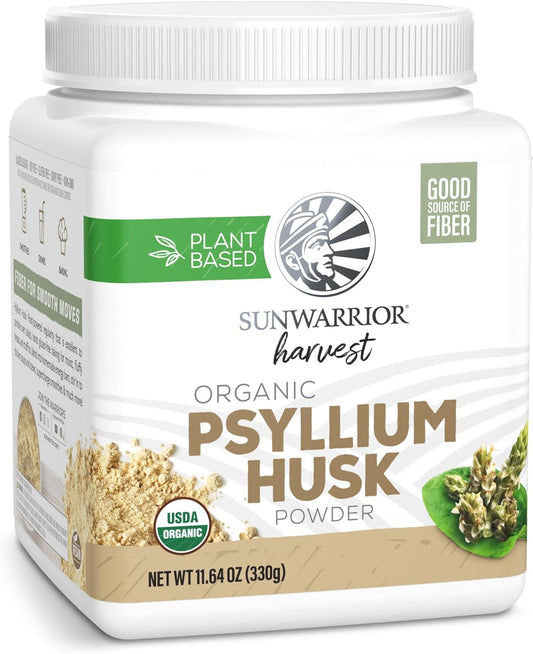 Sunwarrior Organic Psyllium Husk Powder  – 11.6 oz