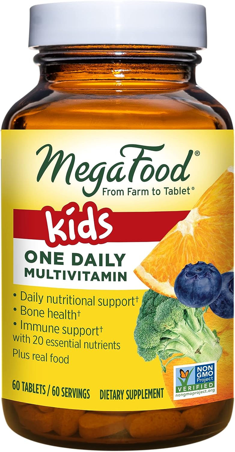 MegaFood Kids One Daily - Kids Vitamins  60 Mini Tabs