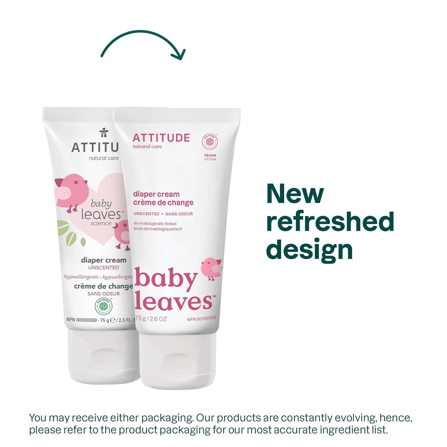 ATTITUDE Baby Diaper Cream -75g