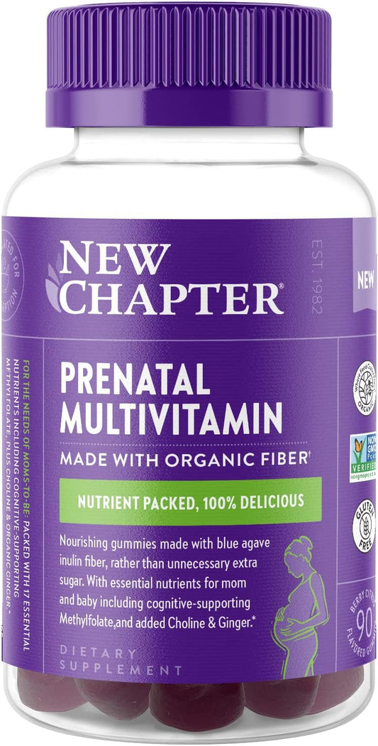 New Chapter Prenatal Multivitamin Gummies -  Berry Citrus, 90ct
