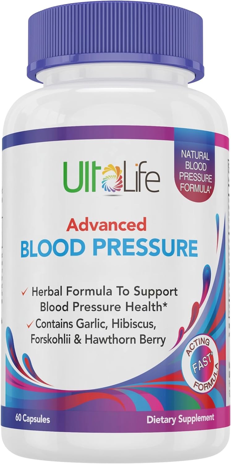 Blood Pressure Supplements - Advanced Blood Pressure Supplement -60 capsules
