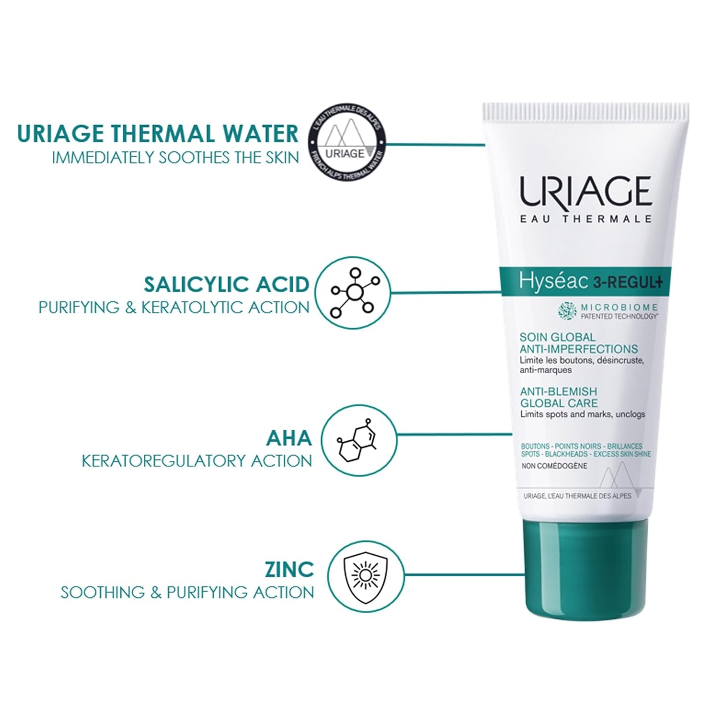 Uriage Hyseac 3-regul+  Face Moisturizer - 1.35