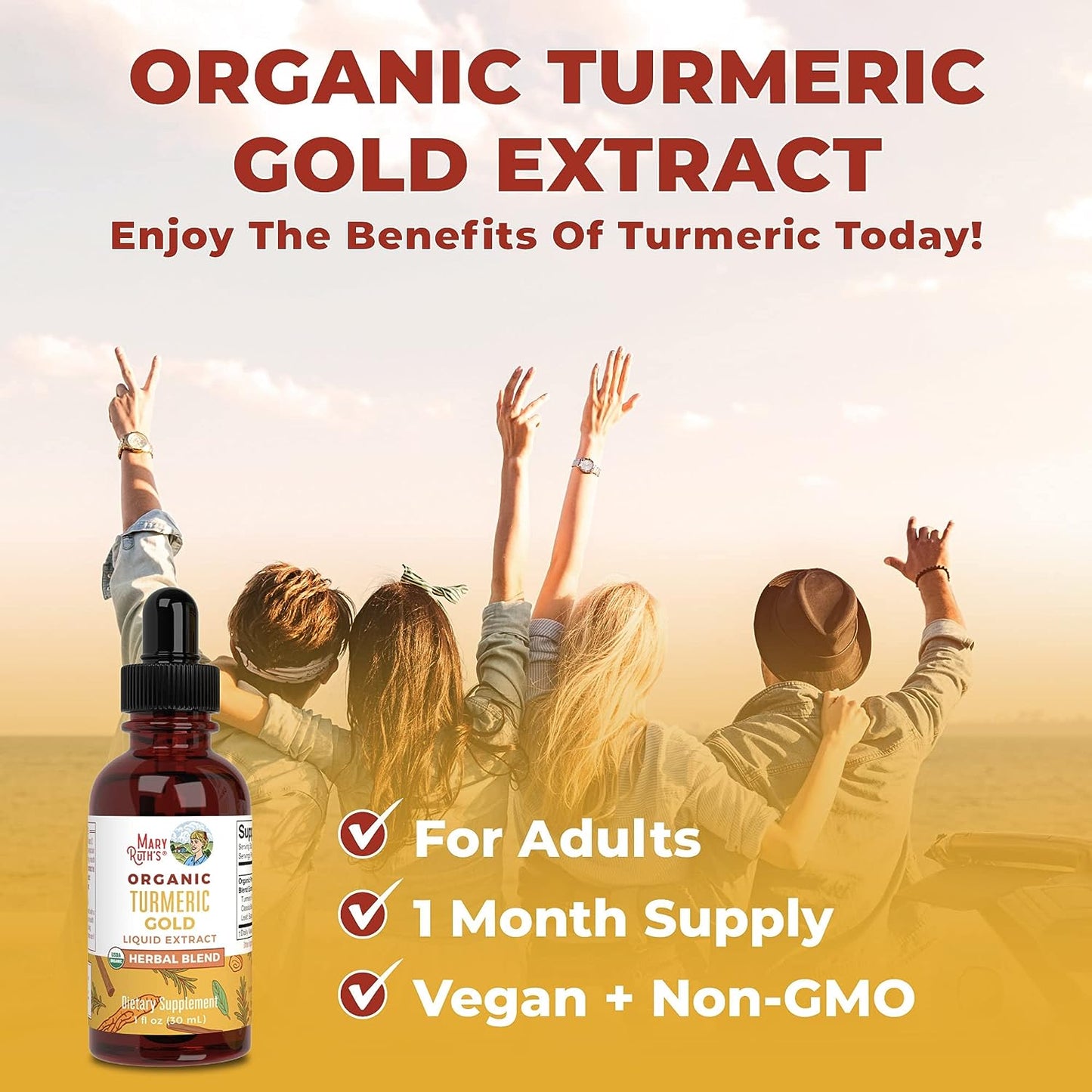 MaryRuth's Turmeric Gold Liquid Drops
