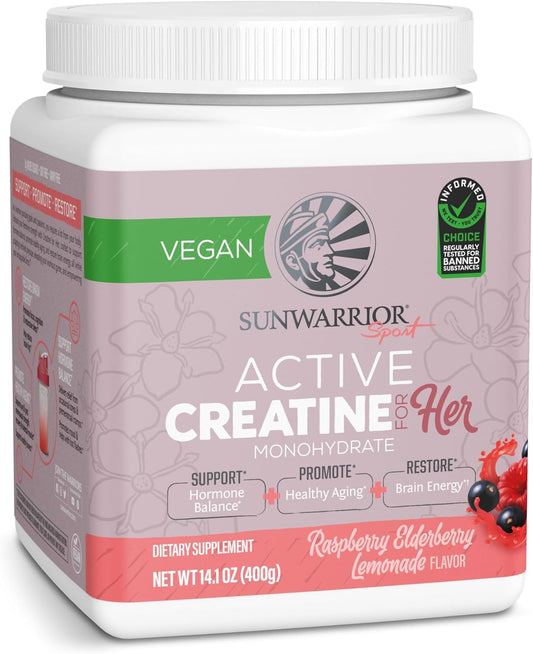 Sunwarrior Creatine for Women Monohydrate Powder - 14.1 oz