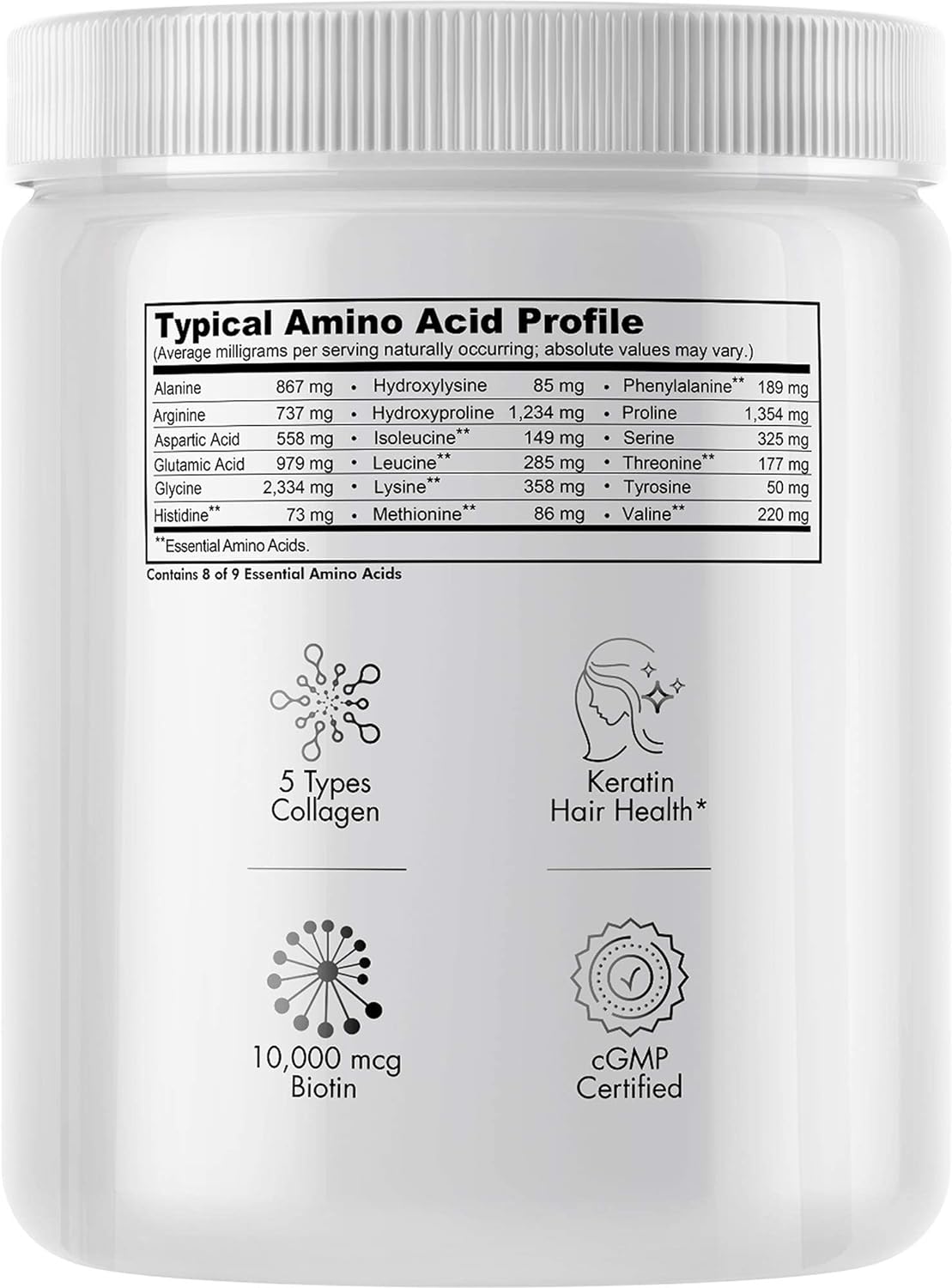 Codeage Multi Collagen Protein Powder with Biotin, Vitamin C 11.50 oz