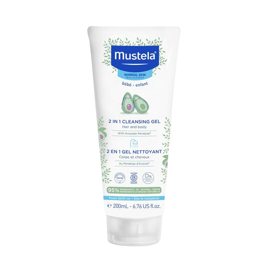 Mustela Baby 2-in-1 Cleansing Gel - 6.76 fl. oz