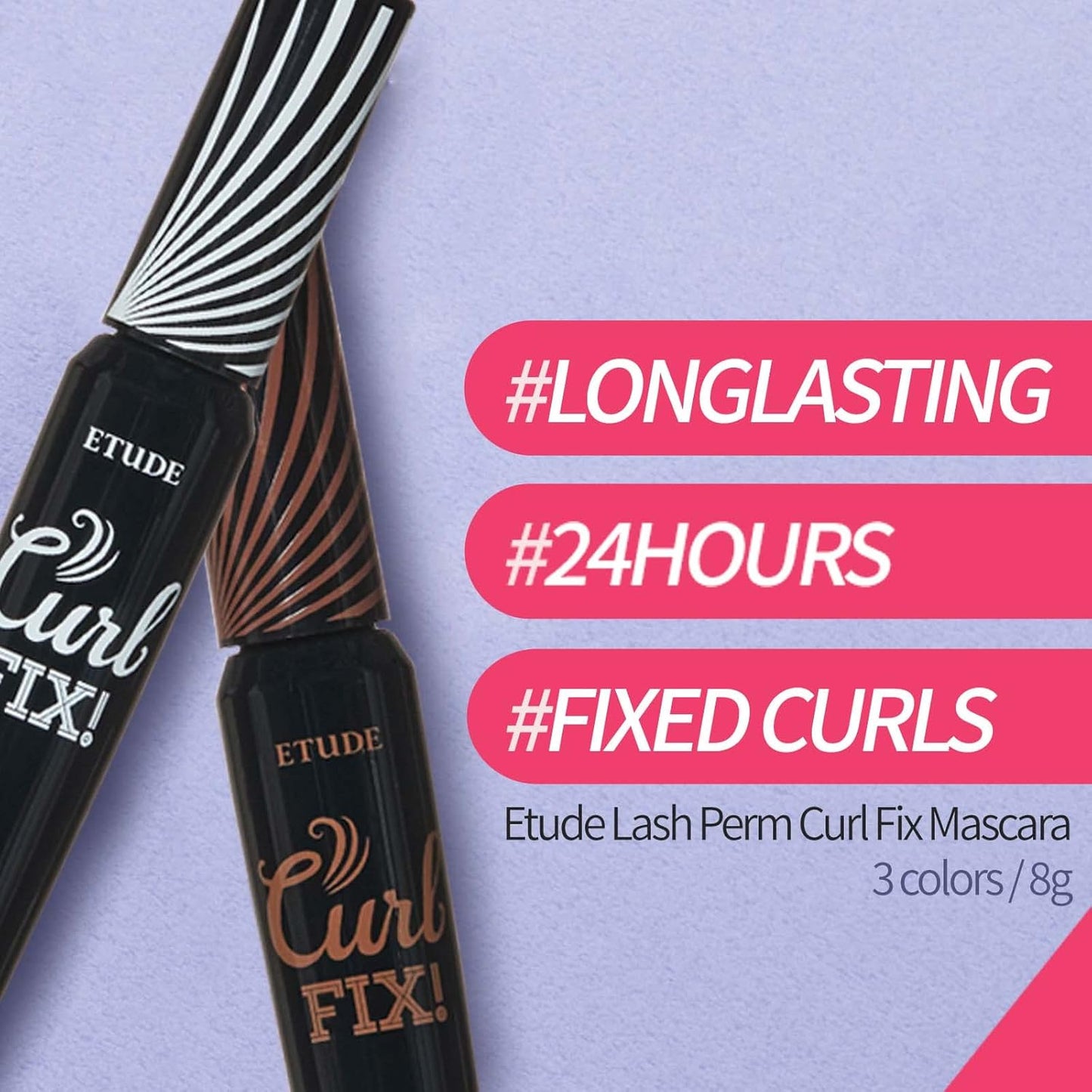 ETUDE Lash Perm Curl Fix Mascara  Brown