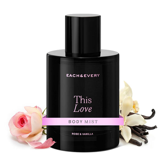 Each & Every Hair and Body Mist Body Spray Rose & Vanilla