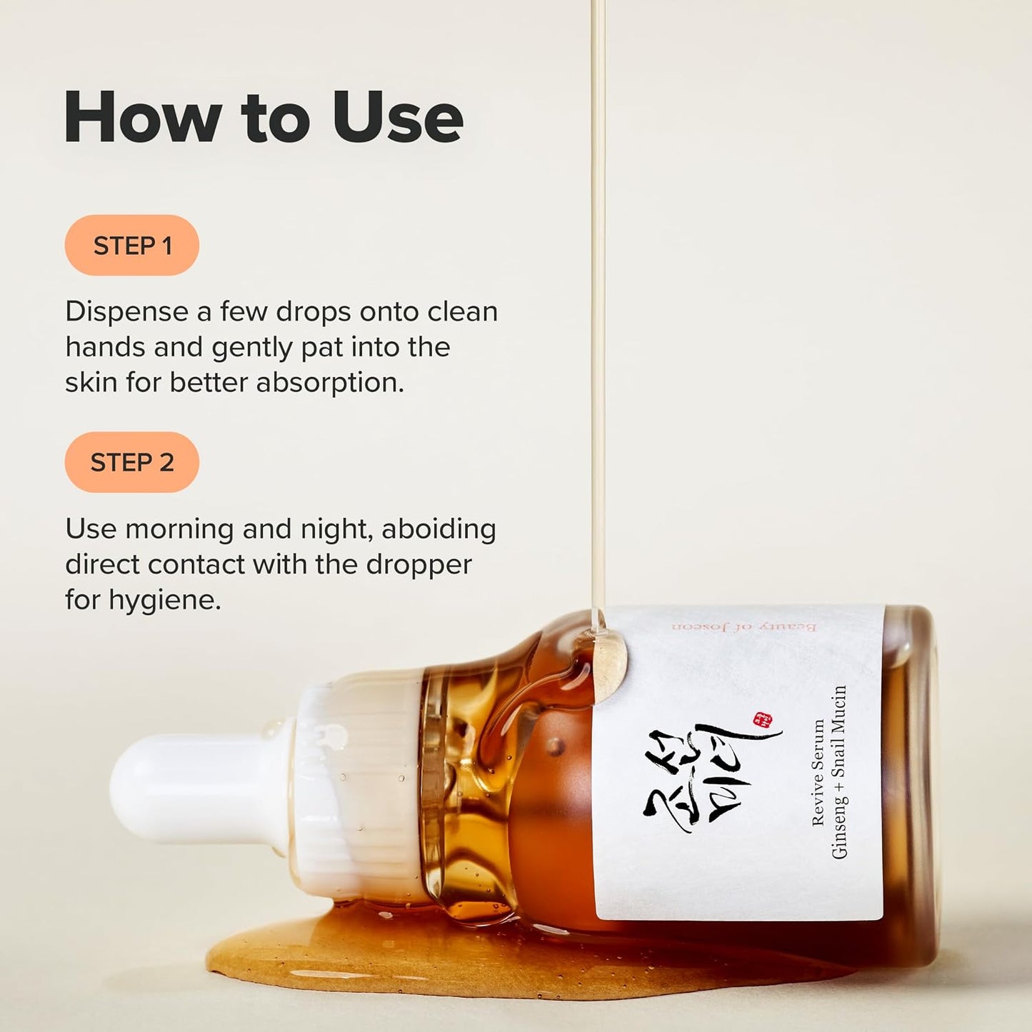 Beauty of Joseon Revive Snail Mucin Ginseng Serum - 1fl. Oz
