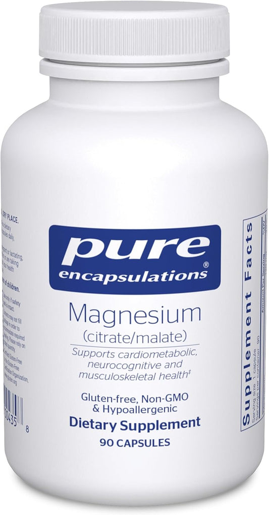 Pure Encapsulations Magnesium (Citrate/Malate) -  90 Capsules