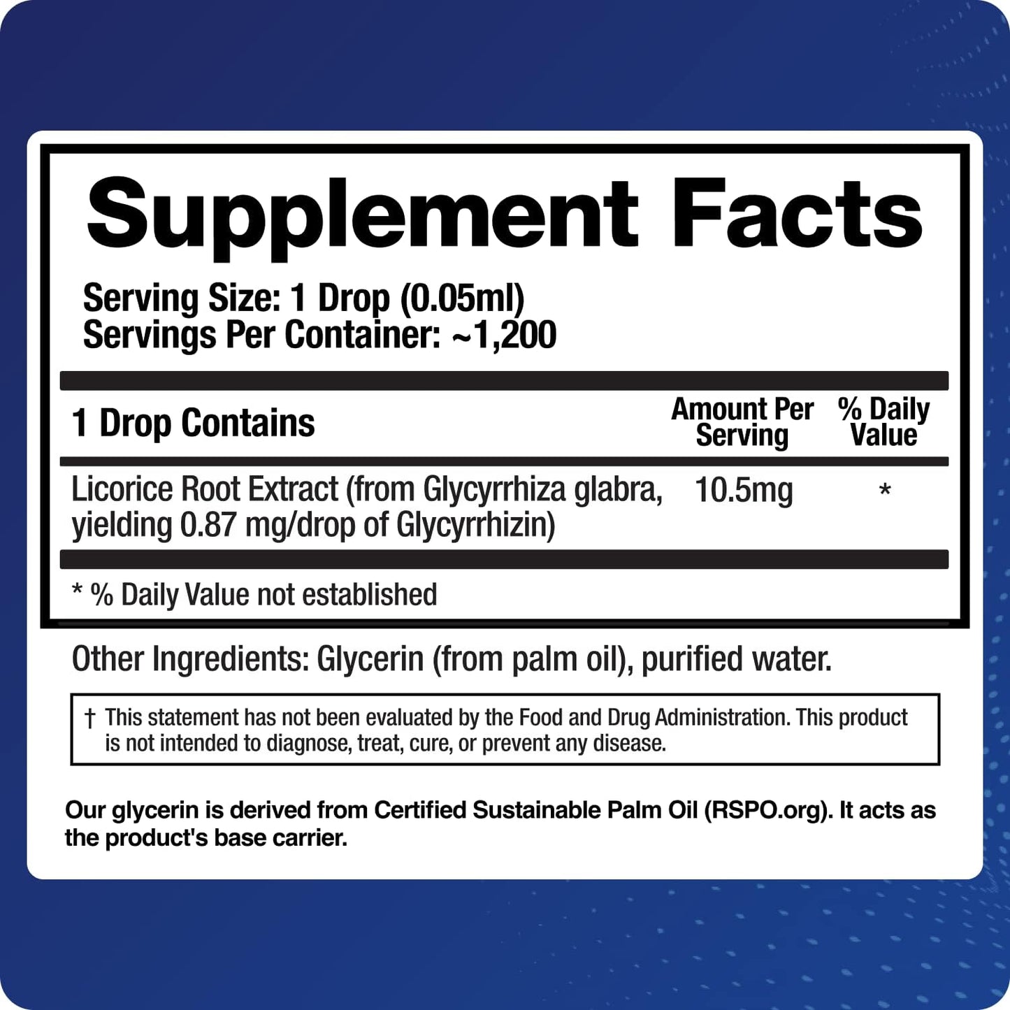 BioMatrix Licorice Root Extract (1200 Drops 2 fl. oz