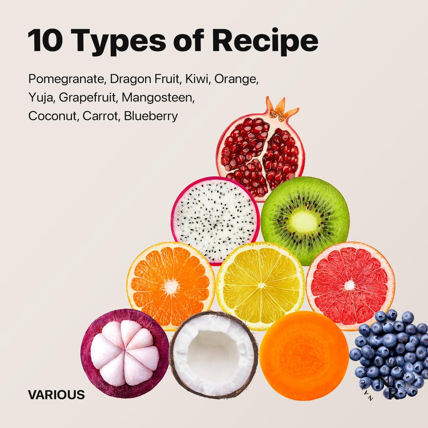 Nature Republic Cold Juicy Fresh jelly Face Mask Set (10 Pack)