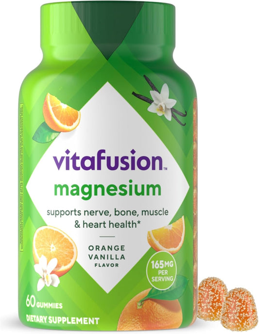 vitafusion Magnesium Gummy , Tropical Citrus Flavor, 60 Gummies