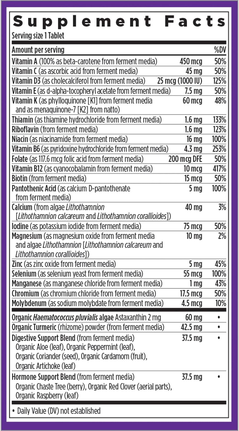 New Chapter Women's Multivitamin 50 Plus for Cellular Energy 72 count