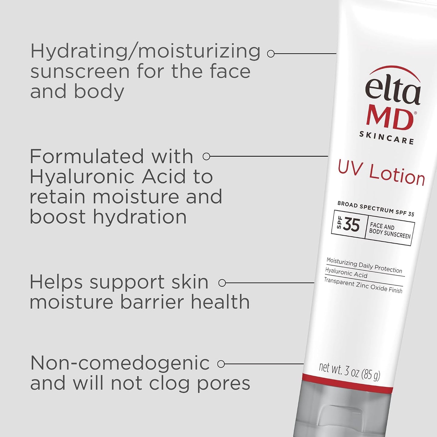 EltaMD UV Lotion SPF 30+ Sunscreen Moisturizer - 0.3 0z