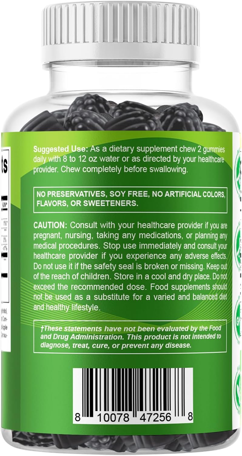 Vitamatic Sugar Free Moringa Gummies 10,000 mg -60 count
