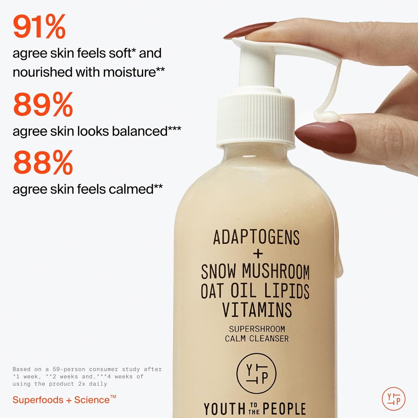 Youth To The People Supershroom Facial Cleanser - 2 fl oz