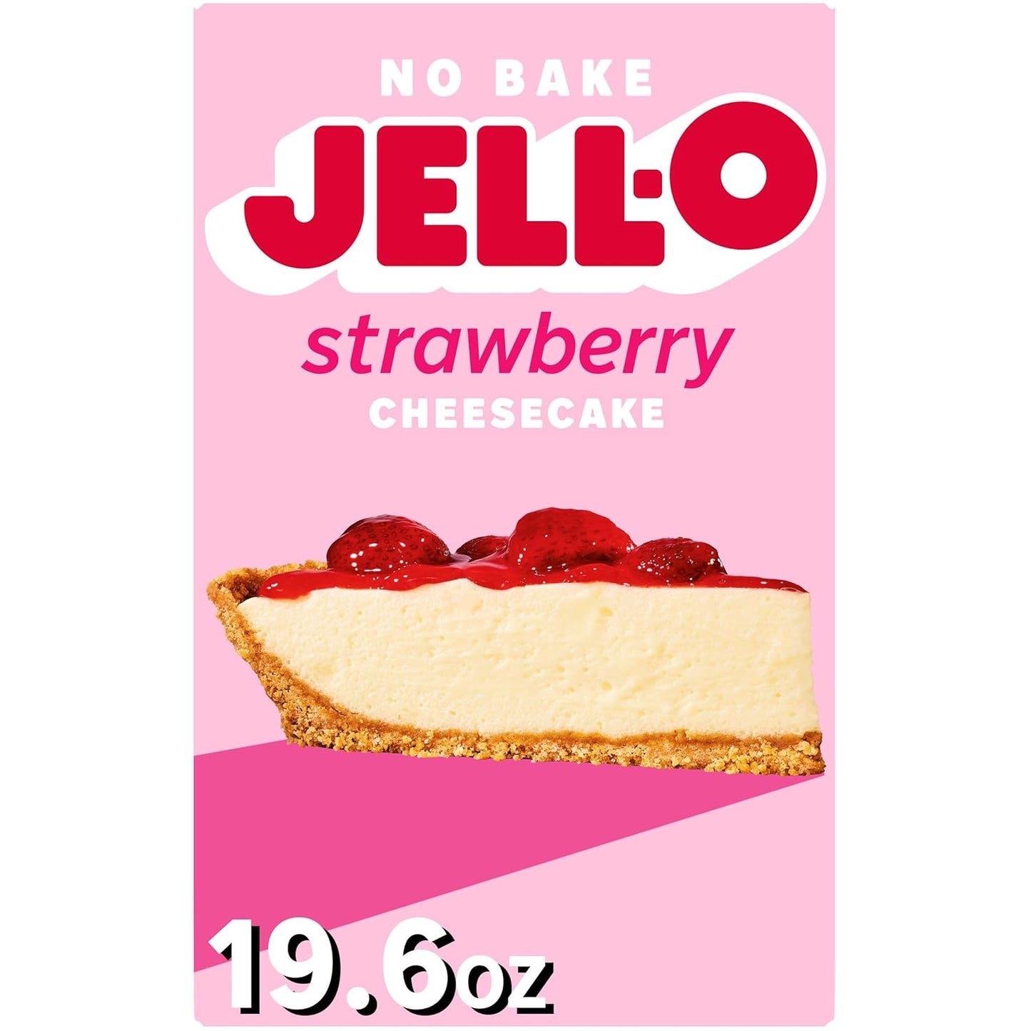 Jell-O No Bake Strawberry Cheesecake Dessert Kit ( 6 ct Pack, 19.6 oz Boxes)