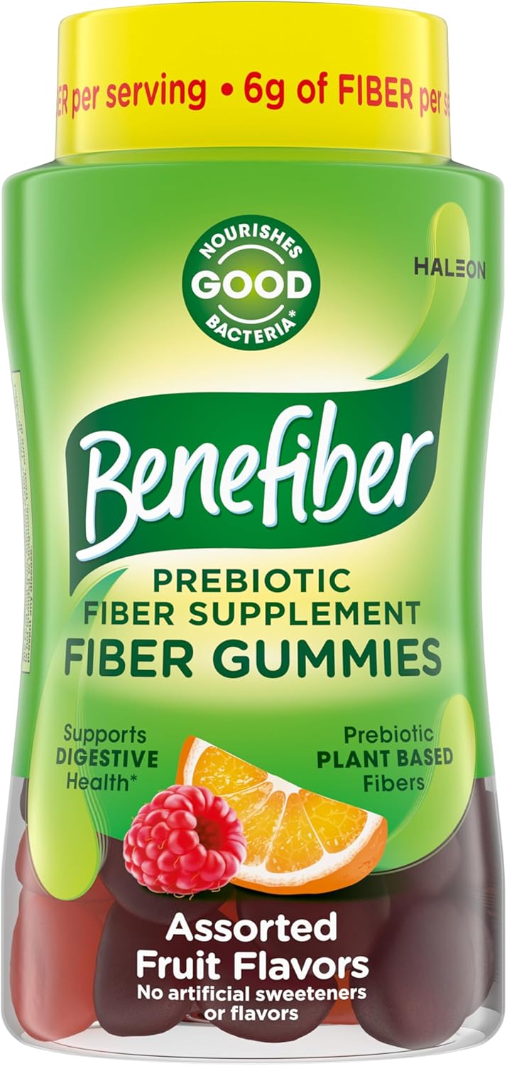 Benefiber Prebiotic Fiber Supplement Gummies - 81 Count