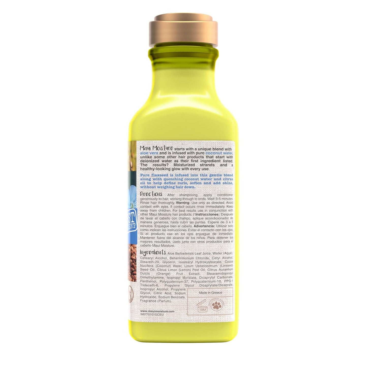 Maui Moisture Lightweight Curls + Flaxseed Conditioner, 13 Fl Oz