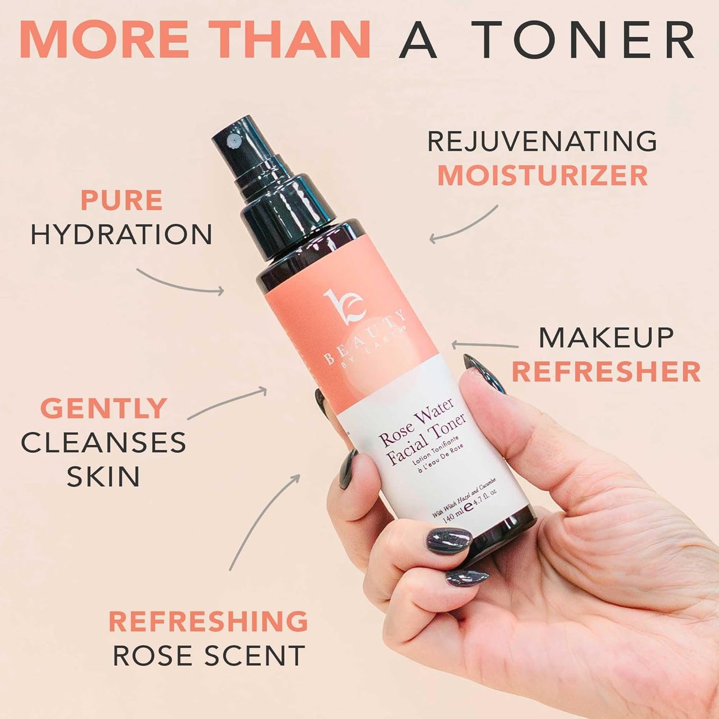 Rose Water Spray for Face- 4.7 fl oz